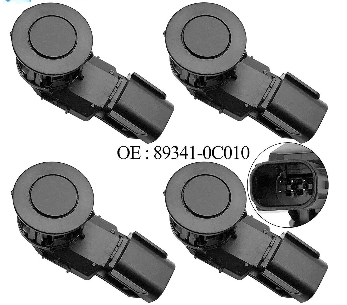 893410C010 4X Bumper Parking Sensor for Toyota Tacoma 2015 - 2022 Tundra 2014 - 2021