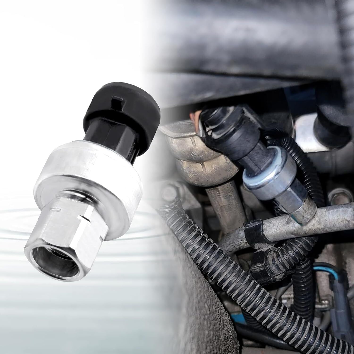 Air conditioning refrigerant pressure sensor suitable for Jimny for Buick , for Cadillac , Chevolet, 13502759- n