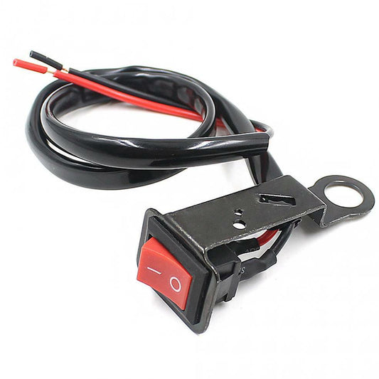 Handlebar Headlight Fog Spot Light On Off Switch Waterproof Fit For Motorcycles Q