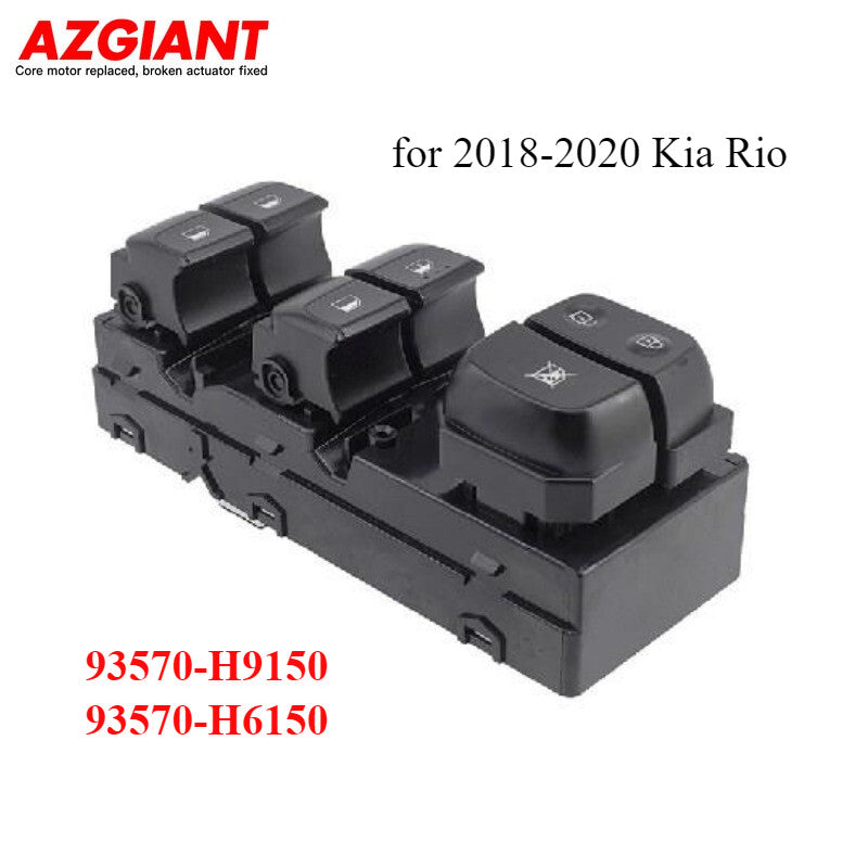 FRONT LEFT DRIVER SIDE WINDOW SWITCH 93570-H9150 93570-H6150 for 2018-20 for Kia Rio