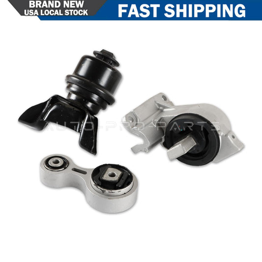 3pcs Motor Mount Set Replacement For 2006-09 for Ford Fusion for Mercury Milan 2.3L 3.0L