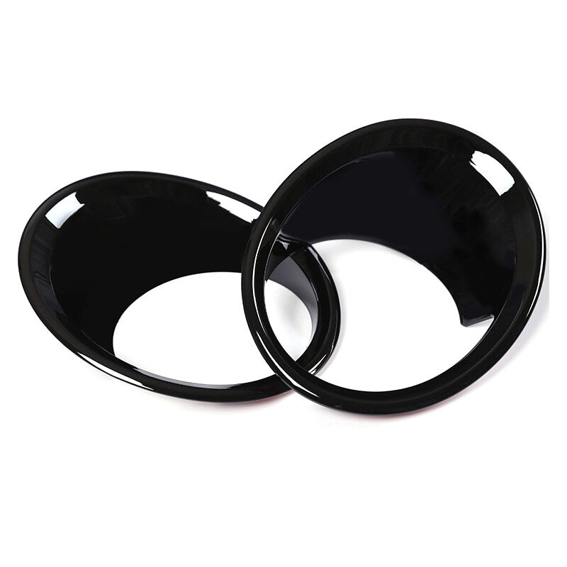 2pcs black for BMW X1 F48 2016-2019 Car Front Fog Light Lamp Cover Trim