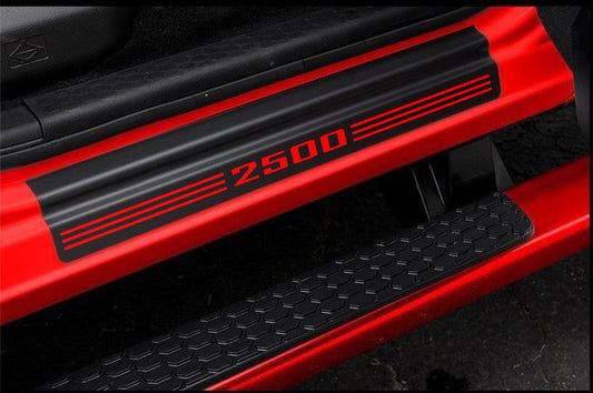 4pcs for Dodge for Ram 2500 Accessories Truck Door Sill Plate Protector Step Cover