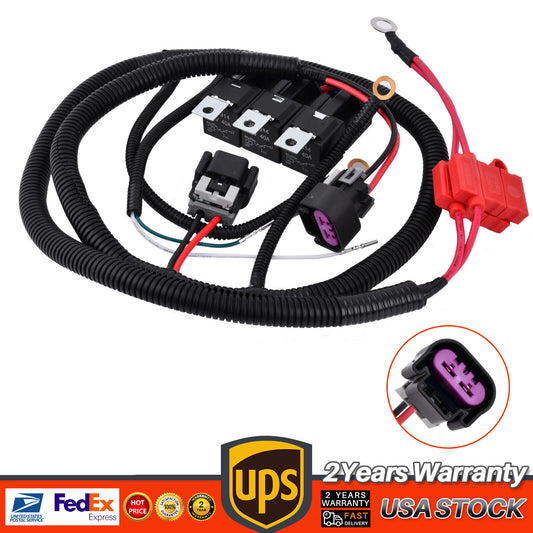 Dual Electric Fan Upgrade Wiring Harness 7L5533A226T For ECU Control 1999¨C2006 Q