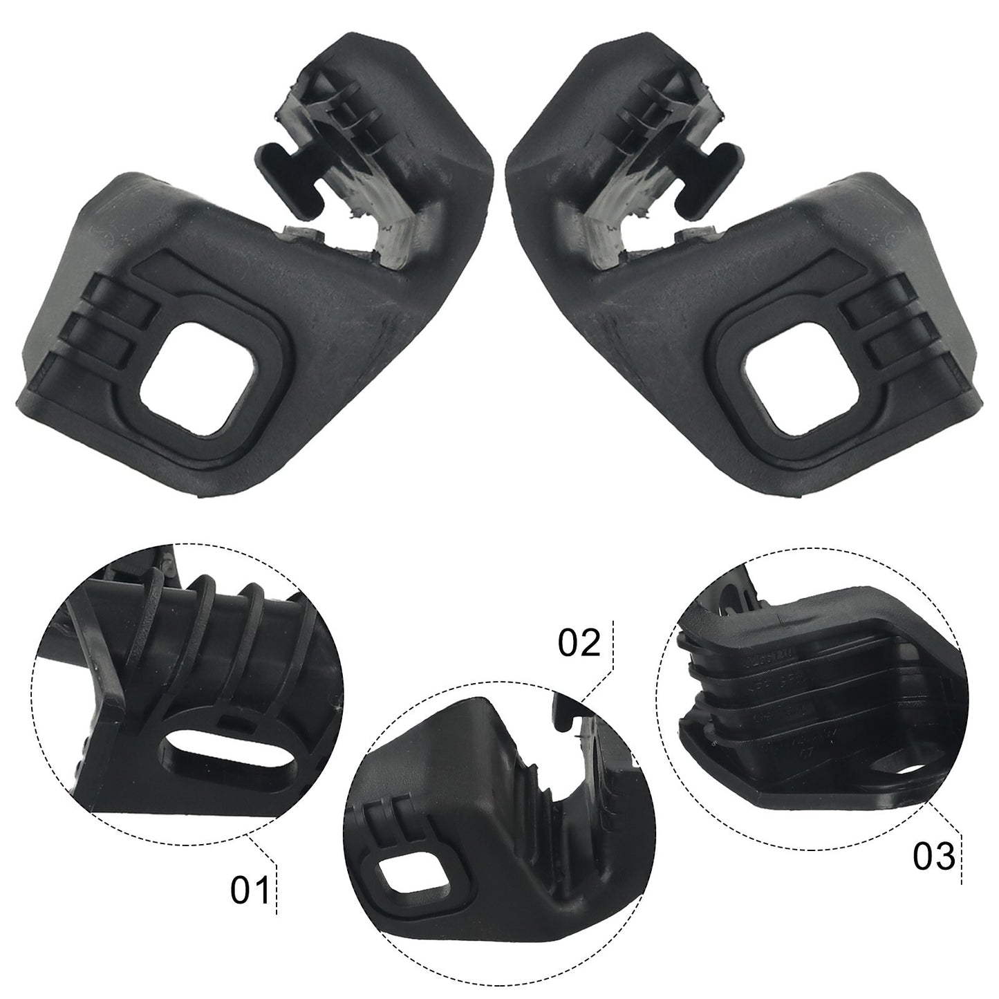 Right Headlight Mount Bracket Pair LH Fits Multiple Models Front Left Right