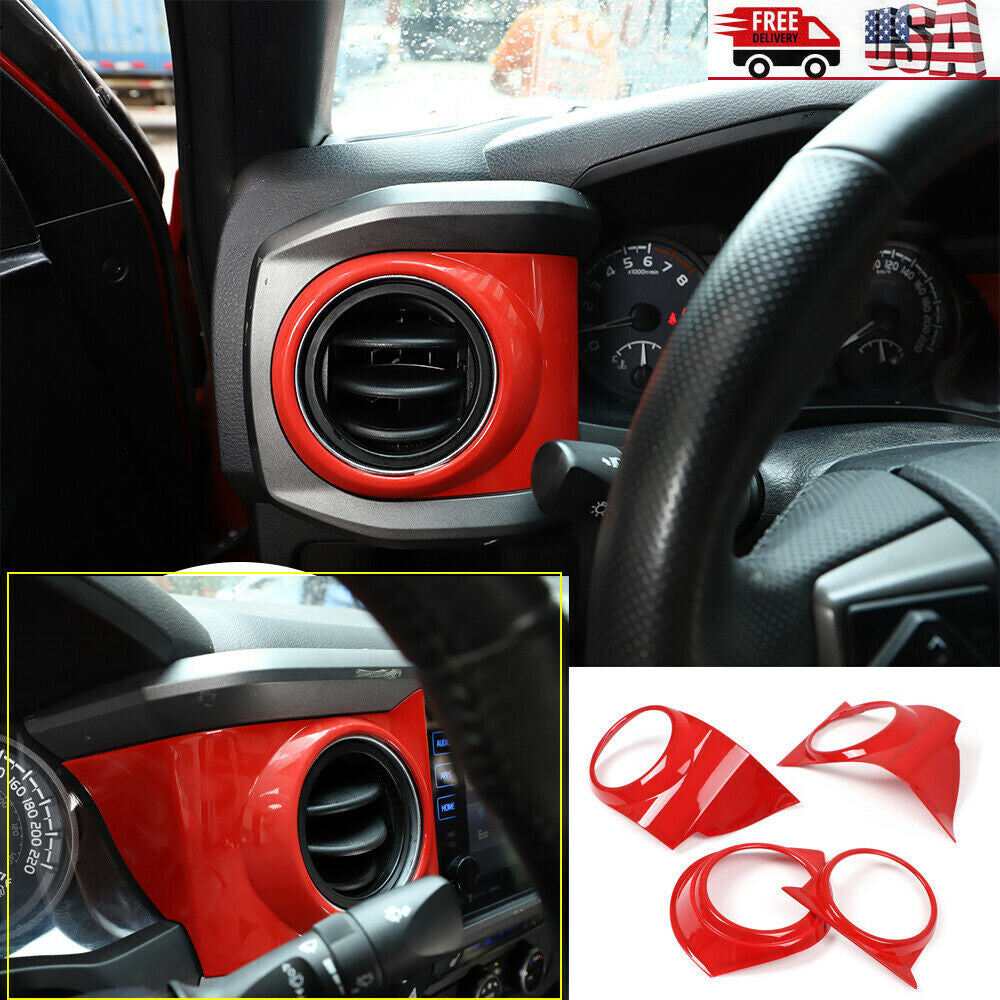 Carbon Fiber Instrument Panel GPS Navigation Screen Frame Trim for Jaguar XJ 2010-16- v
