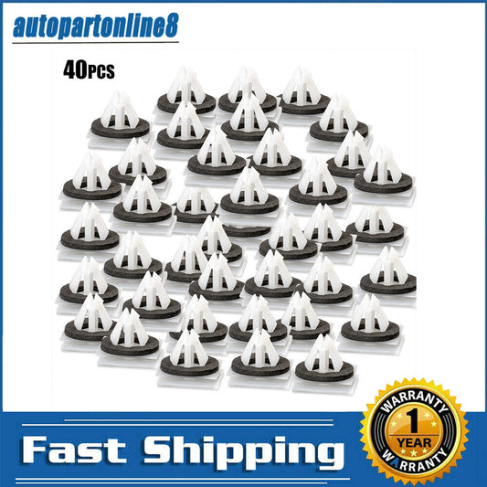 40PCS Exterior-Rocker Panel Molding Retainer Sealer  for ford  MKZ 13 W716503-S300