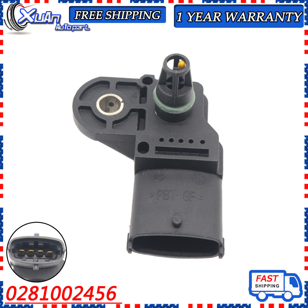 0281002456 1x Pressure Sensor Map Sensor for LPG Autogas Landi Renzo Brand New - v