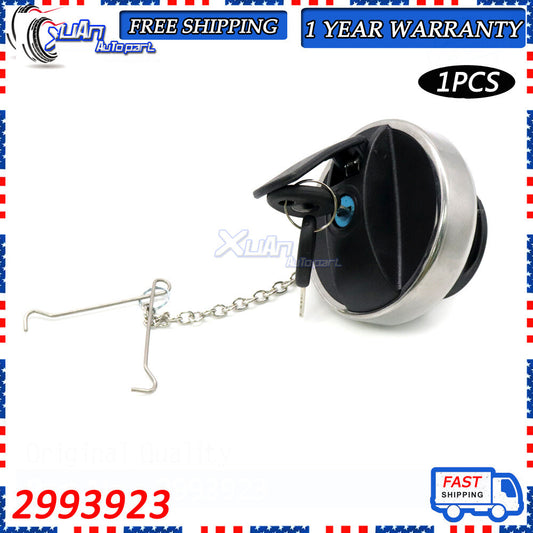 Locking fuel tank filler cap key 2993923 2294798 for Scania trucks 1P- v