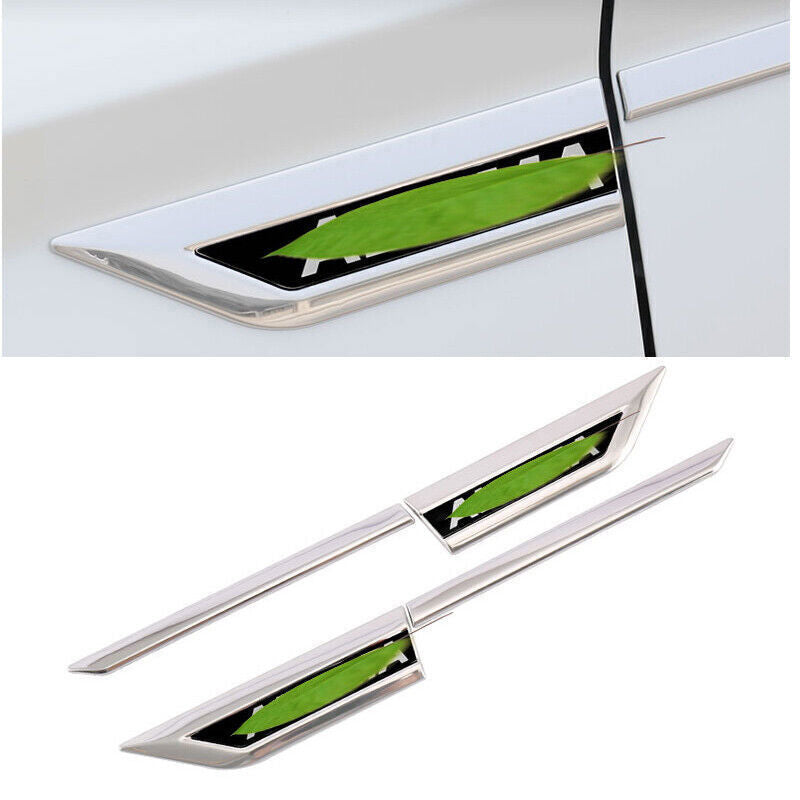 4X Chrome Steel Front Side Door Fender Cover Trim for Nissan Altima 2019-2025
