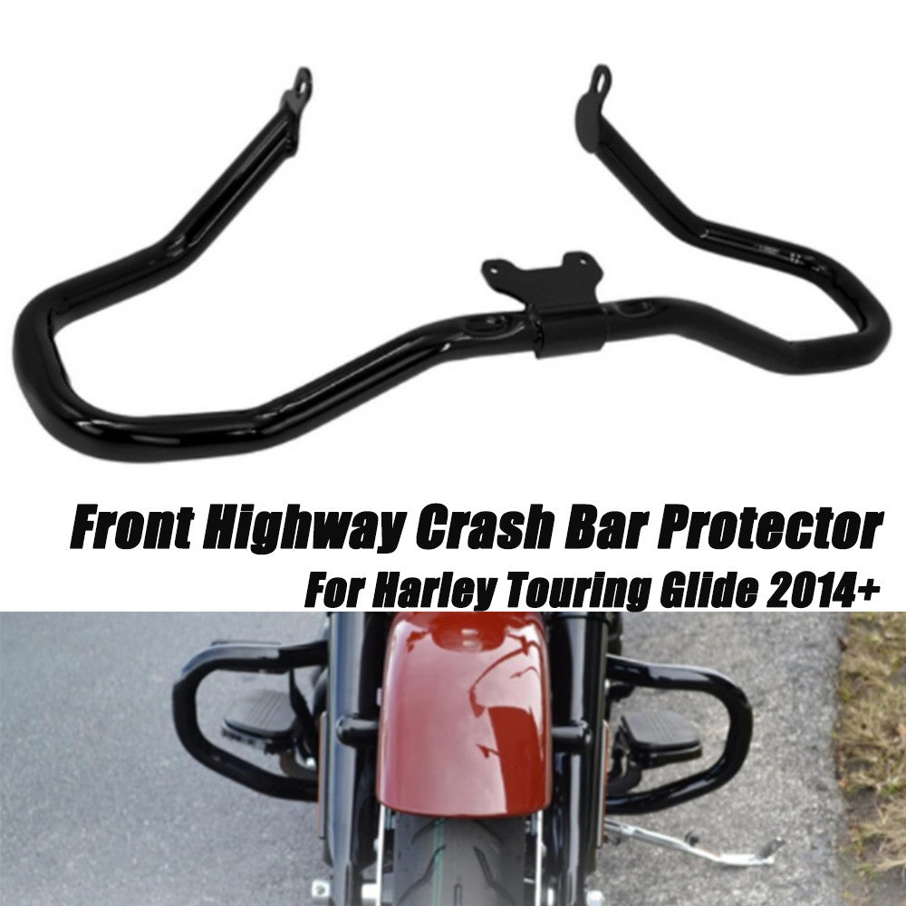 Front engine guard highway collision bar suitable for Harley Road King Street Electra Glide- n