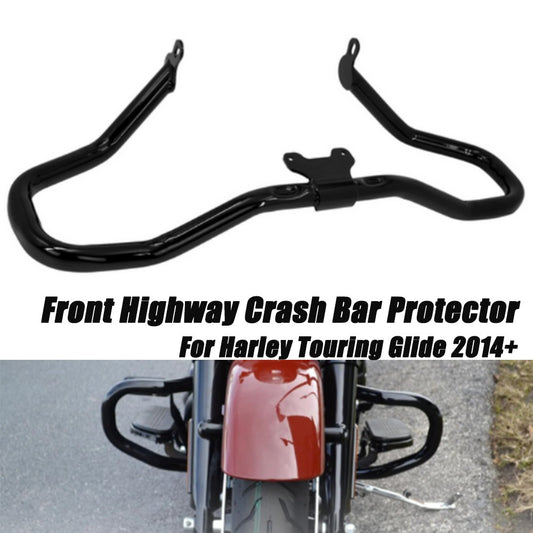 Front engine guard highway collision bar suitable for Harley Road King Street Electra Glide- n