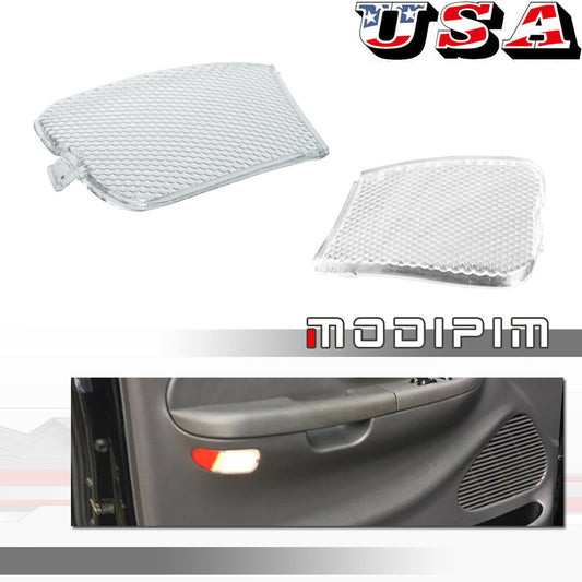LH & RH Transparent Door Inner Light Cover  for ford  F150 F250 #F65Z-13741-AA Q