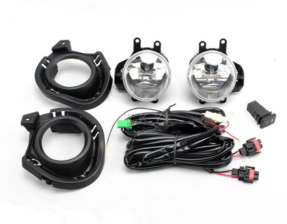 Bumper Fog Light For Axio/Fielder 2015-2017 w/Bulb Switch Wire Bezel/1Set n