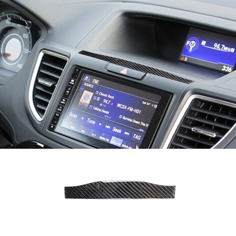 Carbon Fiber Central Air Vent Middle Cover Trim for Honda CRV CR-V 2012-2016