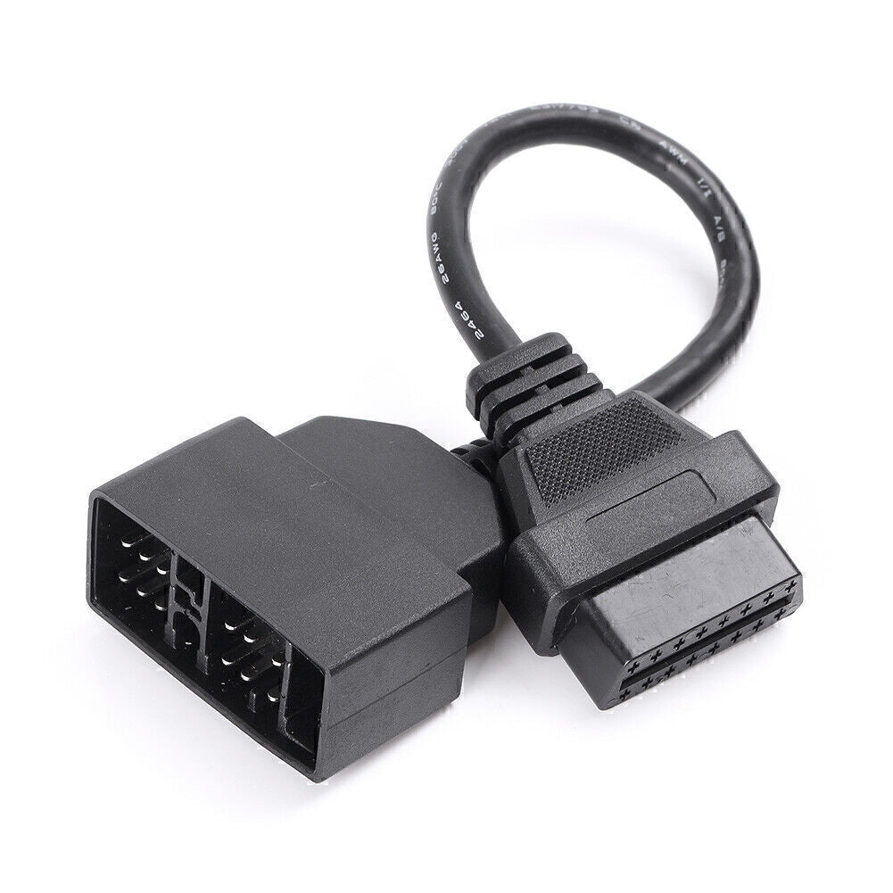 OBD1 to 16 -Pin OBD2 Adaptor Convertor Connection Cable for Toyota 22-Pin 1PC Q