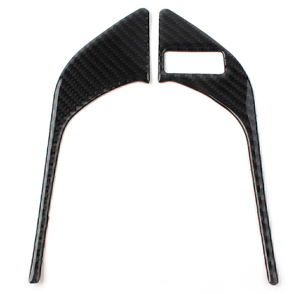 Inner Front Door Handles Cover Trim Carbon Fiber for Subaru Forester 2013-2018