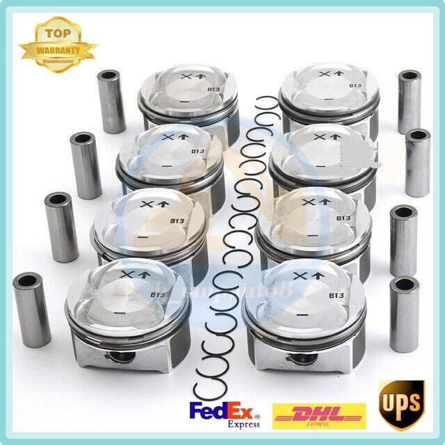 Pistons+Rings Kit STD ¦µ93mm 8pcs for Porsche for Cayenne Turbo S 4.5T M48.50
