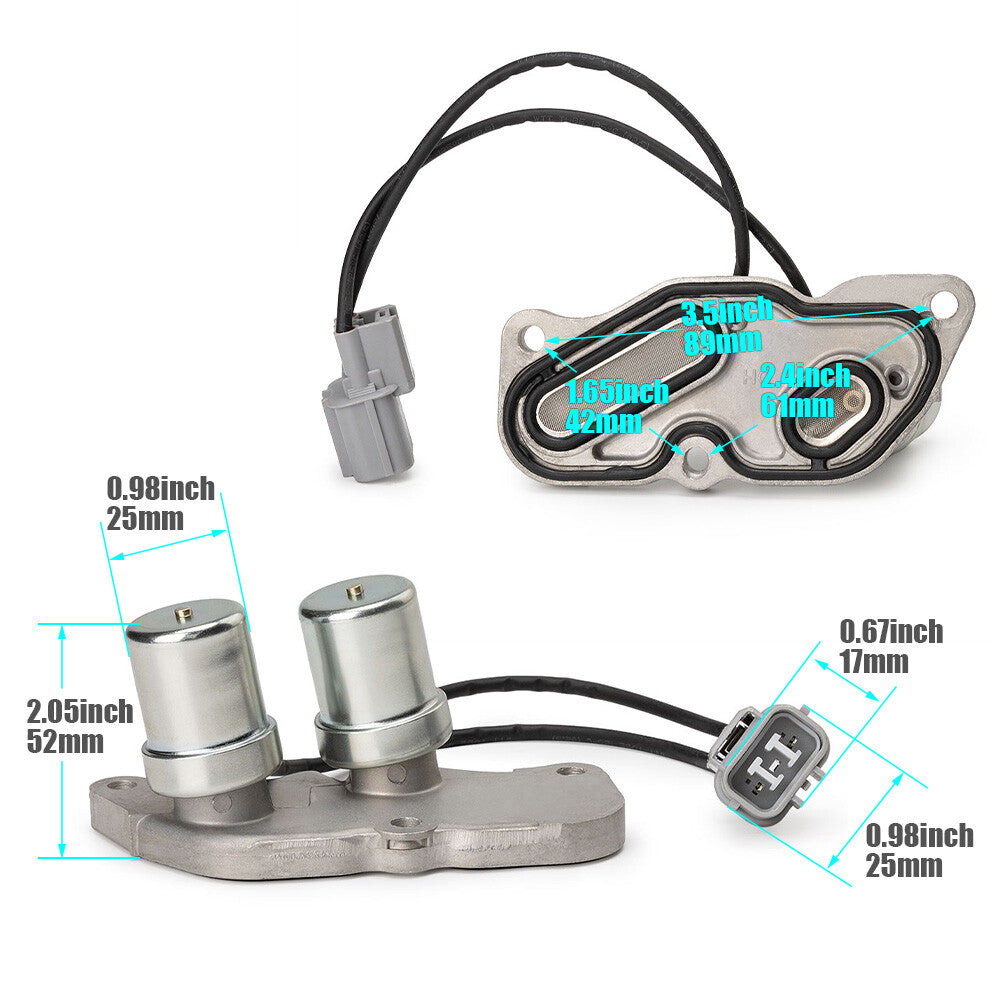 Shift Control and Lock Up Solenoid Set for Honda Accord Prelude 2.2L 1990-1997 Q