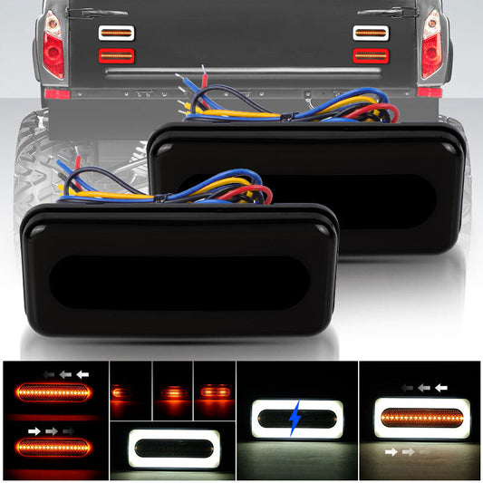 2X Sequential LED Light Strip Bar Tail Lamp Turn Signal DRL Motorcycle Car Truck