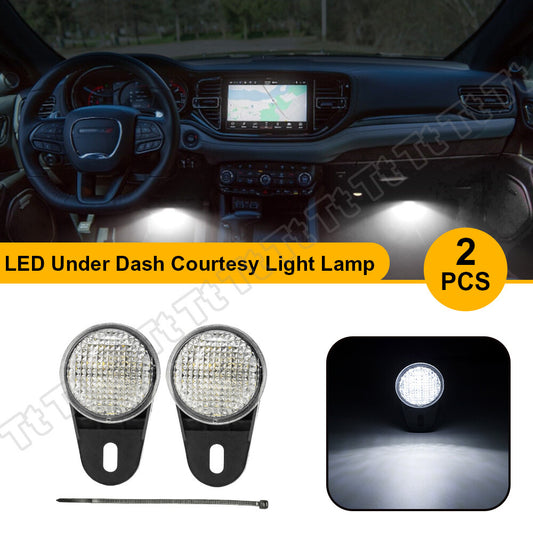 Suitable for 99-23 for Jeep for Dodge for Ram interior white LED courtesy Footwell light #68395784AA Q