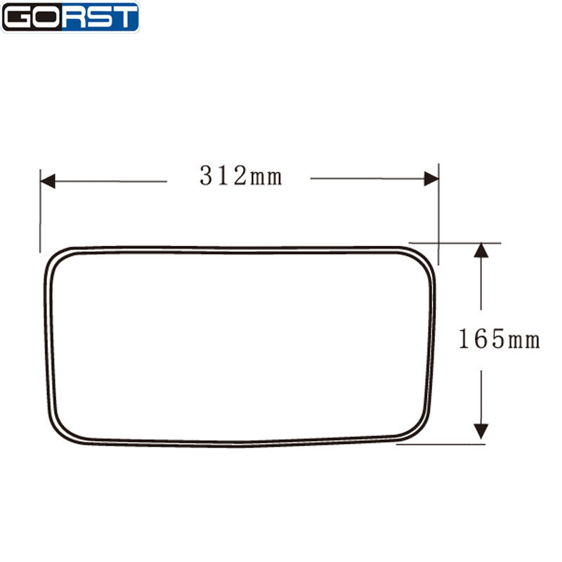 Car-Styling Reflector Rearview Mirror Door Arm Bracket for Benz Actros v