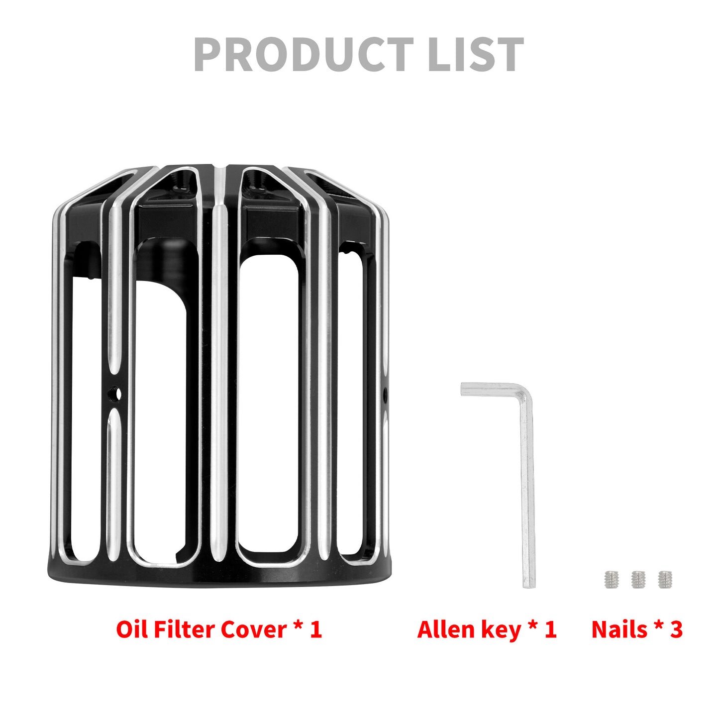 Motorcycle Black Oil Filter Cover Cap Trim Fit For Touring Glide Softail Dyna Q