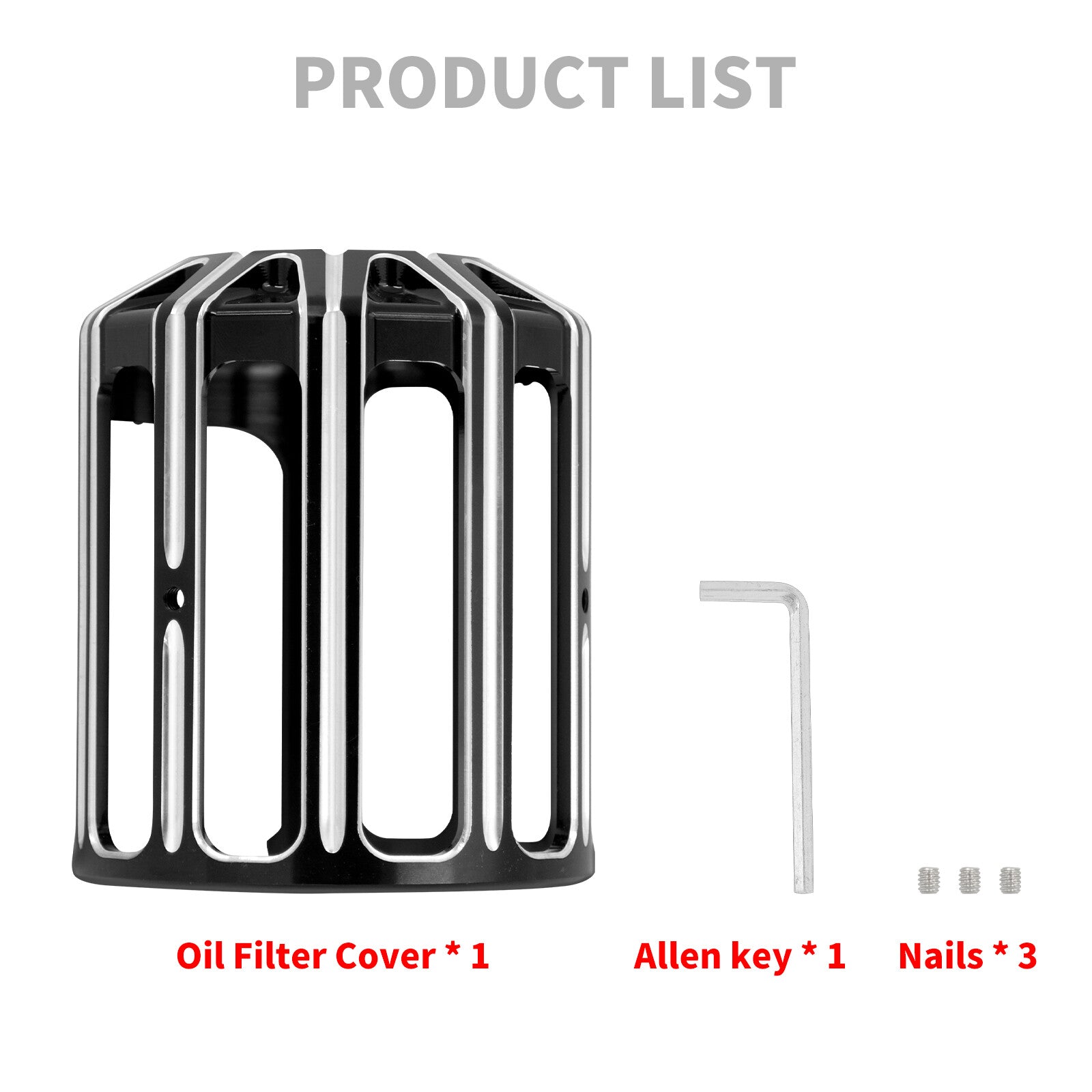 Motorcycle Black Oil Filter Cover Cap Trim Fit For Touring Glide Softail Dyna Q