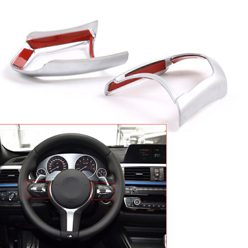 Steering Wheel Decoration Frame Cover Trim Fit for BMW M3 M4 M5 1 3 series X5M