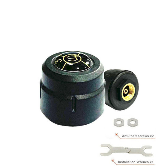 TPMS Tire Pressure Monitor System 2 External Sensor For Motorcycle Bluetooth 5.0 Q