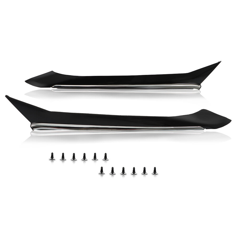 Two-piece rear right and left pillar molding trim for 2016-2021 Maxima. n