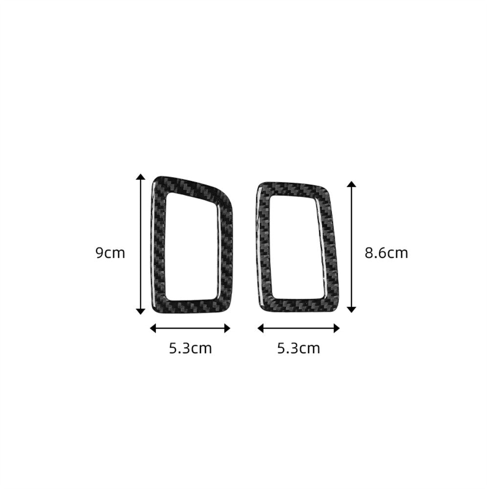 Carbon Fiber Dashboard Air Vent Outlet Trim for Honda Accord 2013-17 Accessories
