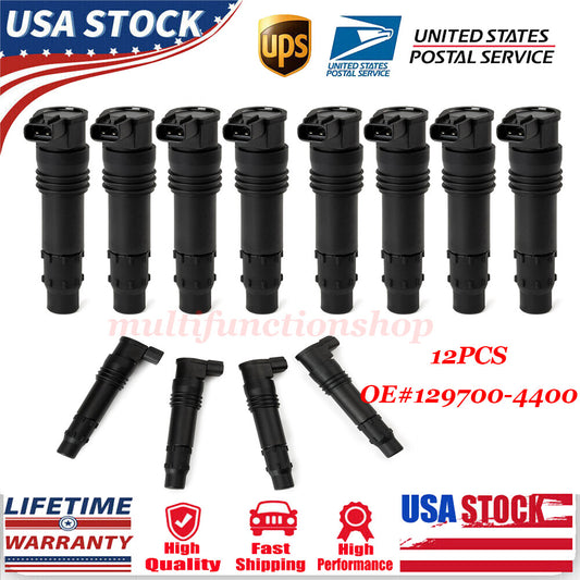 12-pack of brand new 129700-4400 ignition coils for SUZUKI GSX1300R, GSXR1000, and Hayabusa 1300R Q