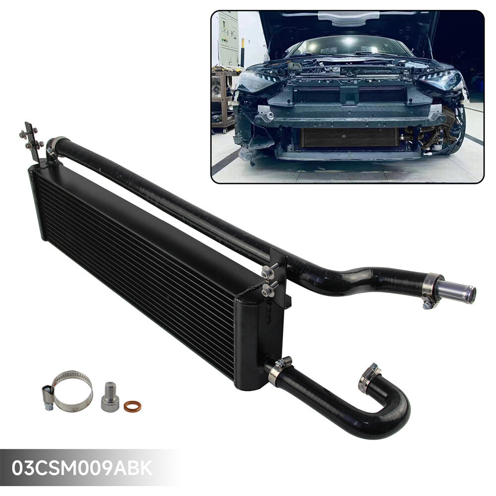 Aluminum Enlarged Radiator Kit for Audi B9 B9.5 RS4 RS5 EA839 2018-2023 Black