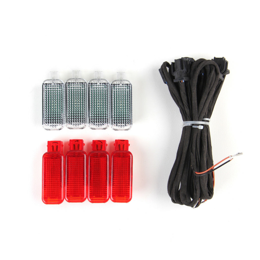 LED door panel warning light with cable kit suitable for Audi for A5 , for A6 , Q3, Q5, TT Q