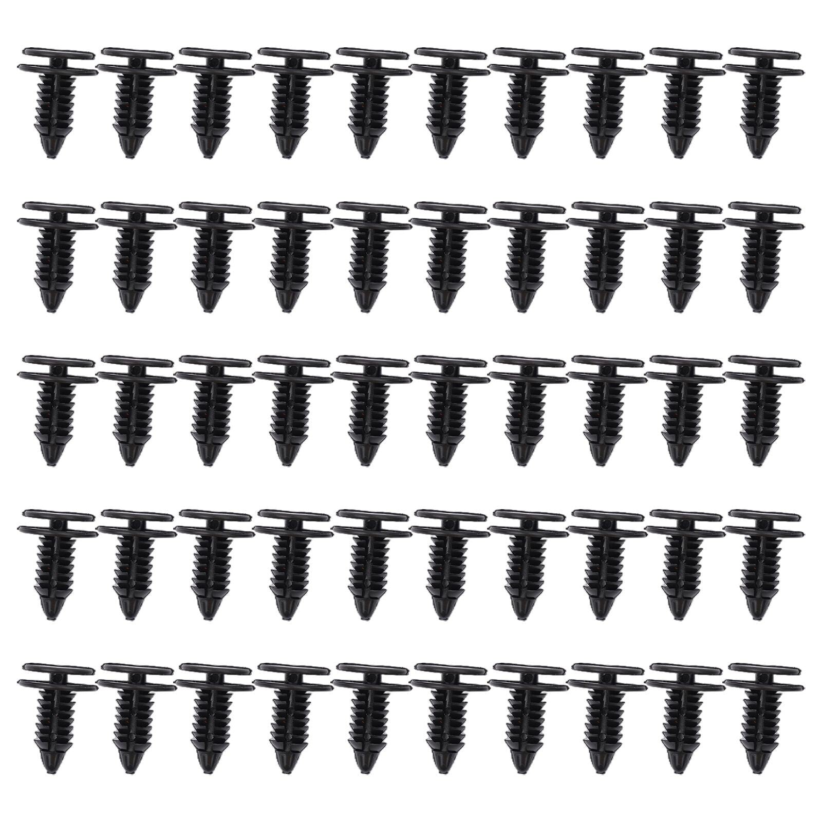 50x Interior Door Trim Plastic Panel Retainers Clips For SUV- for Mustang v