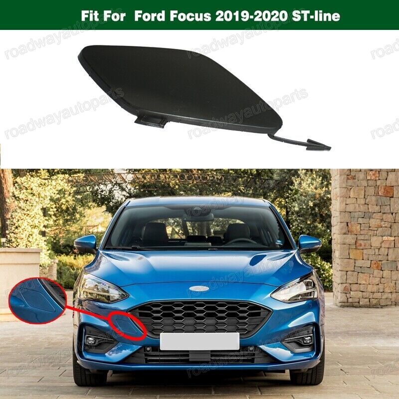 Front Bumper Tow Hook Cover Trailer Eye Cap Fit  for ford  Focus 2019-2020 ST-line Q