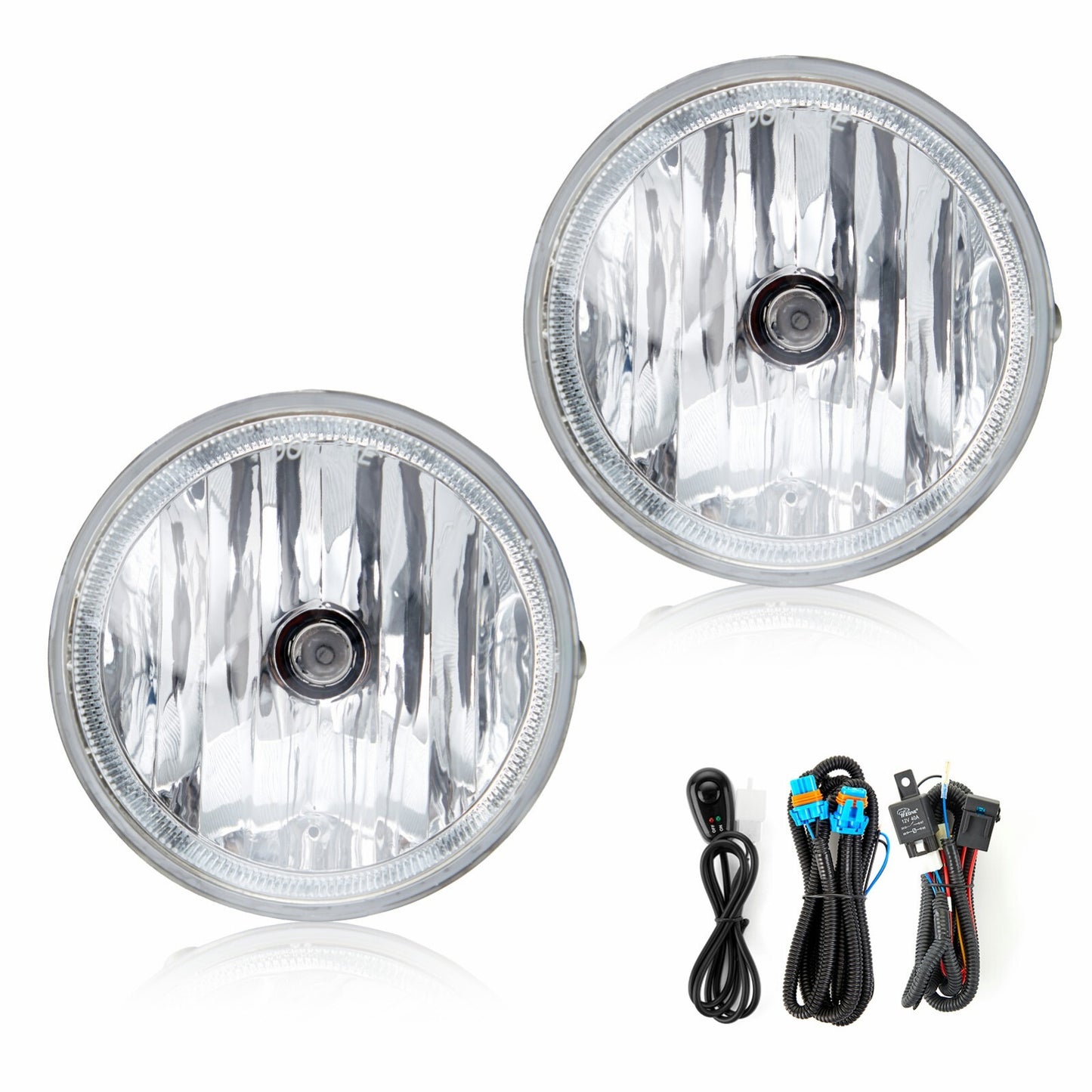 Fits 2005 - 2011 for Tacoma Front Bumper Fog Light 1 Pair Left and Right - v