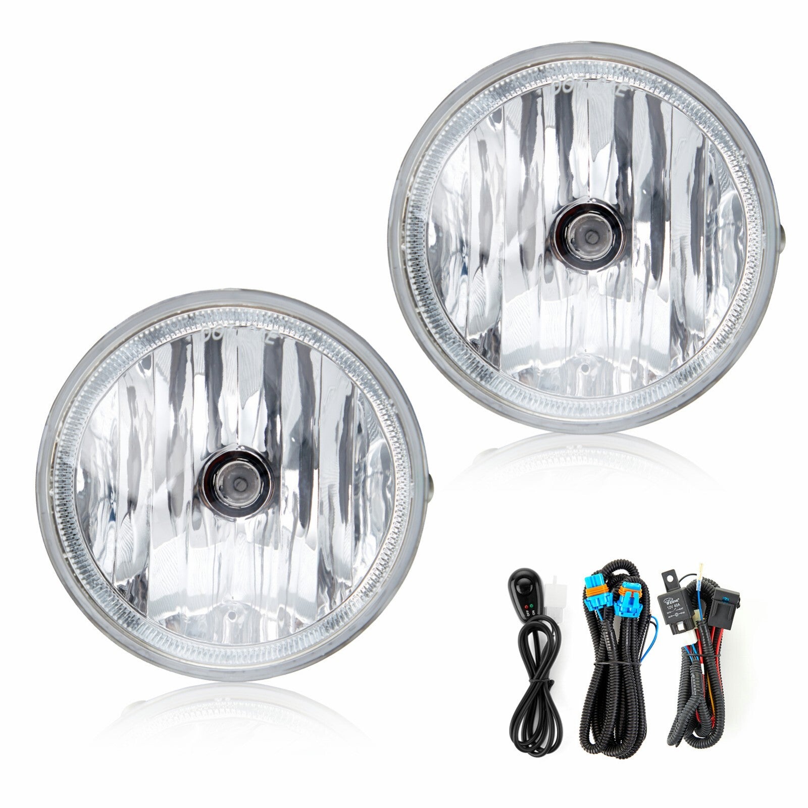 Fits 2005 - 2011 for Tacoma Front Bumper Fog Light 1 Pair Left and Right - v