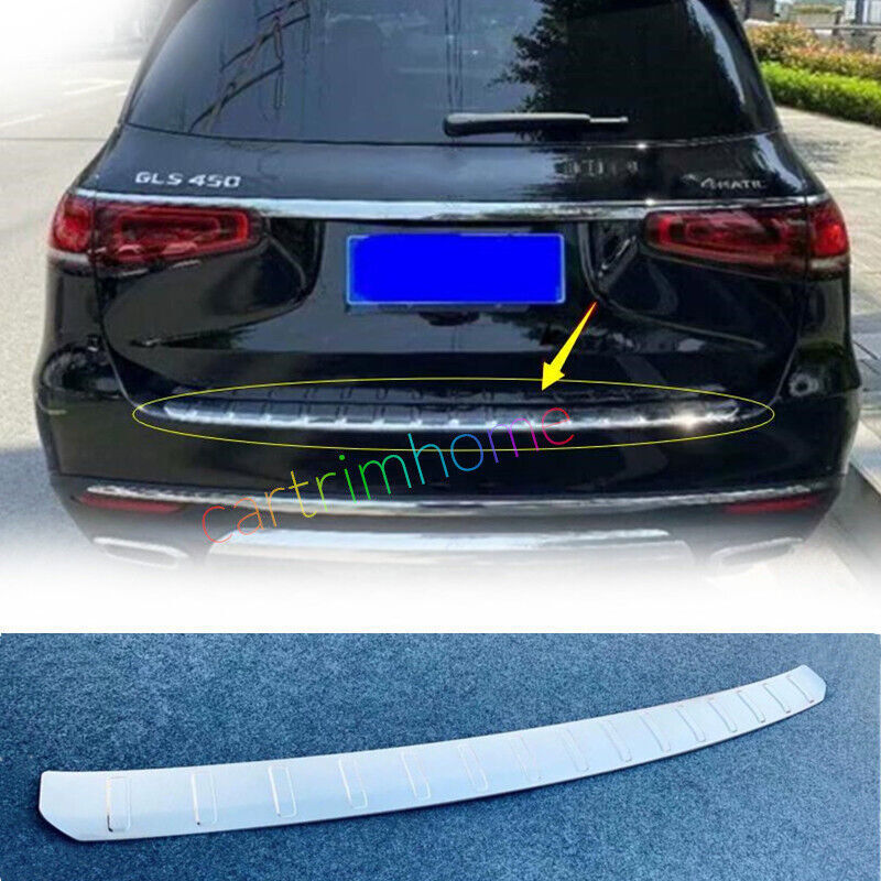 Rear Bumper Sill Guard Plate Cover FOR GLS63 GLS450 GLS580 20-23 B n