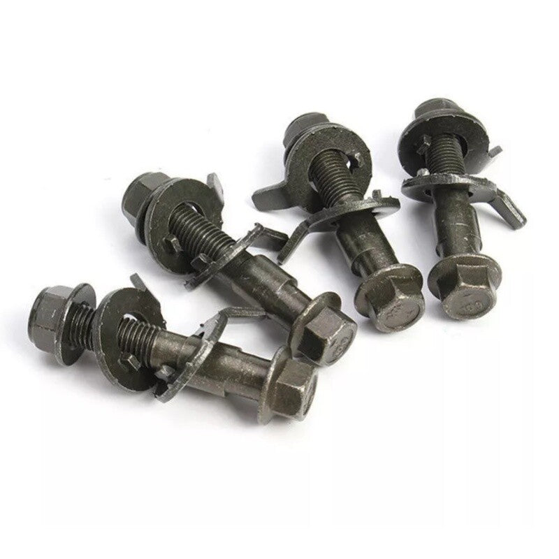 10.9 Intensity 4Pcs 14mm Steel Car Four Wheel Alignment Adjustable Camber Bolts