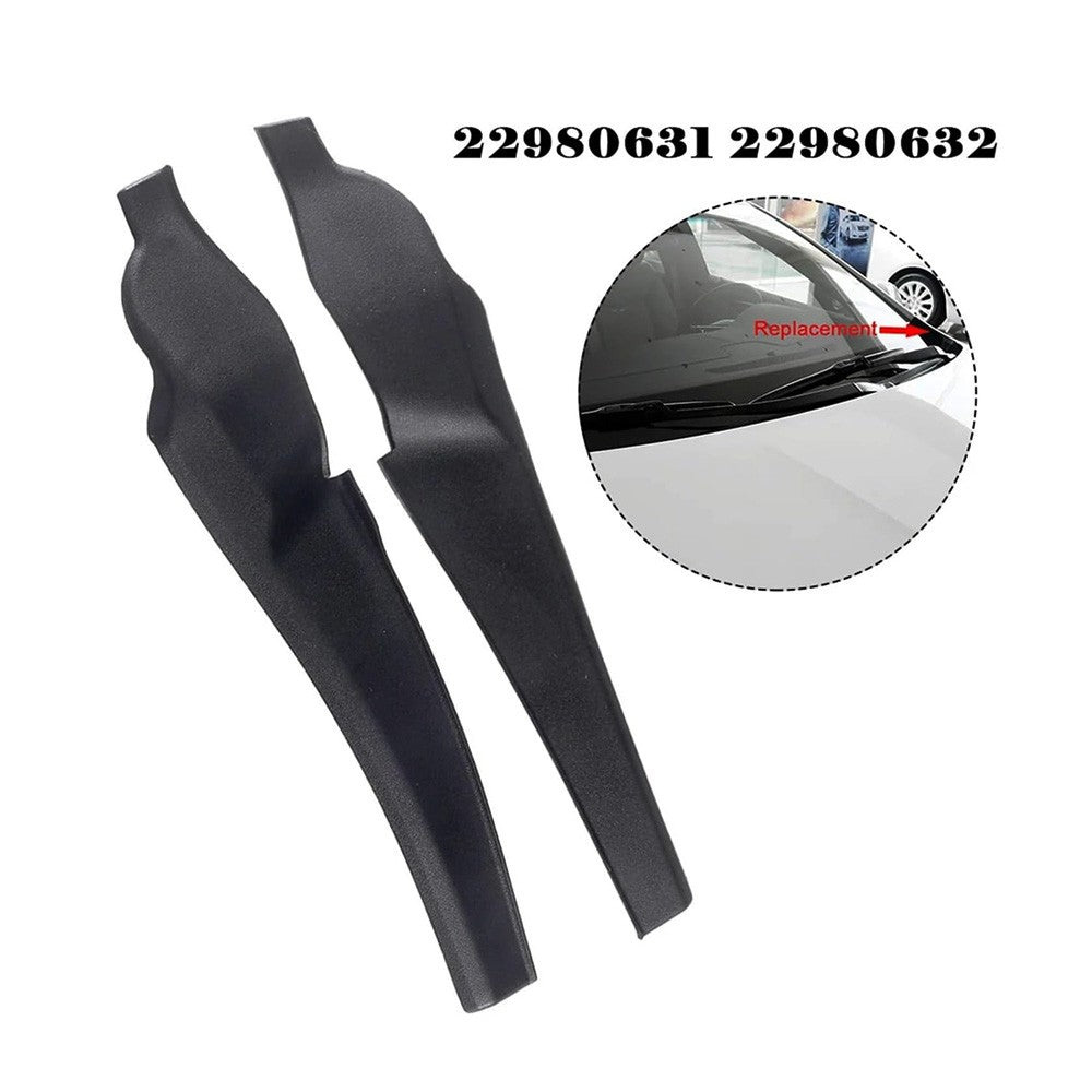 1Pair Car Front Wiper Side Cowl Extension Cover Trim for Cadillac XTS 2013-2019