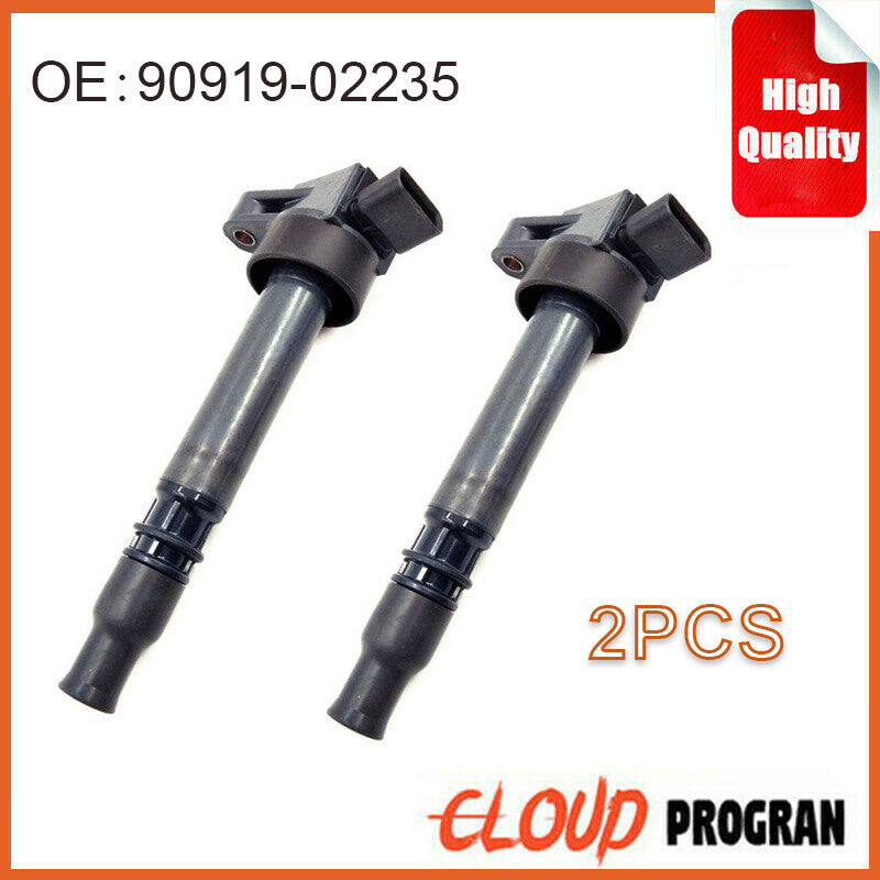 2Pcs Ignition Coil Fits for TOYOTA Liteace Bus Vista Saloon 97-03 90919-02235