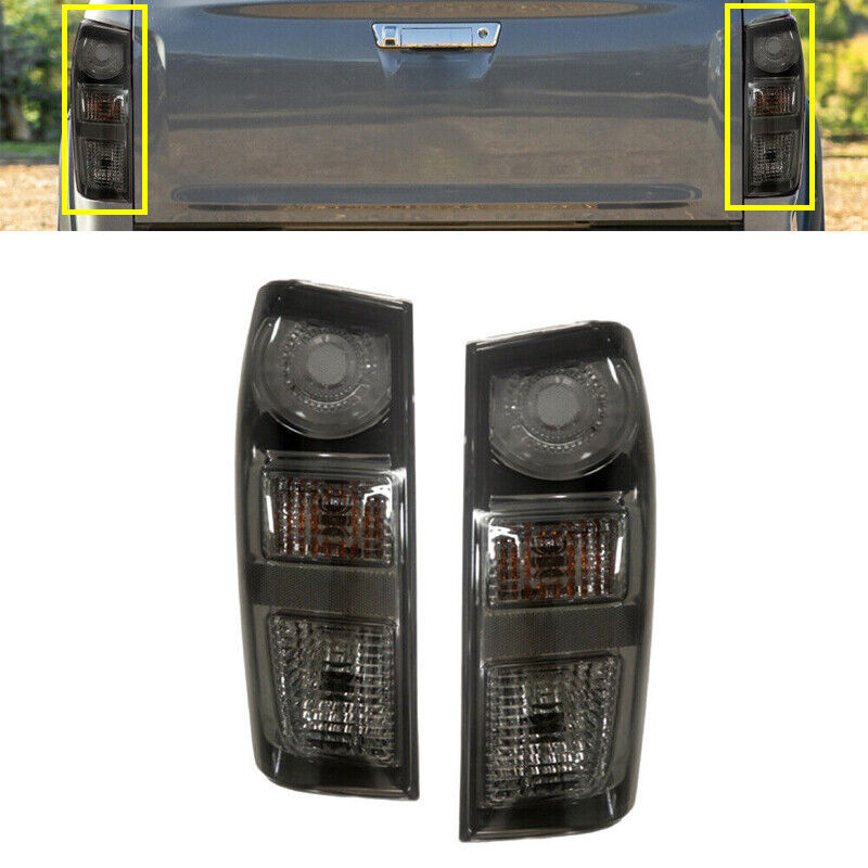 Pair Smoked LED Rear Tail Light Brake Lamp For 2020 2021 2022 for Mazda BT-50 07/