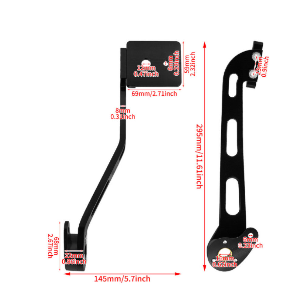 Brake arm lever Peg pedal kit for Harley Softail Low Rider Street Bob 2018-up- n