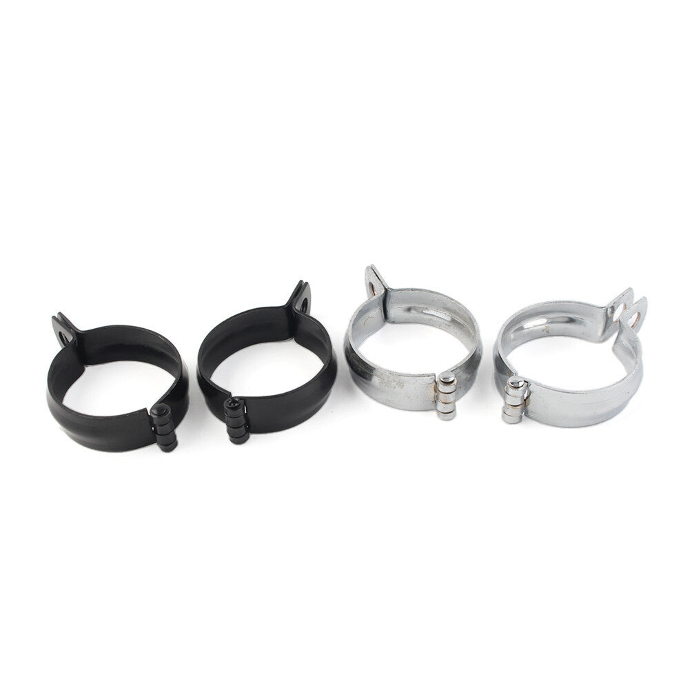 2x Metal Front Fork Clamp Turn Signal Light Mount Bracket Holder