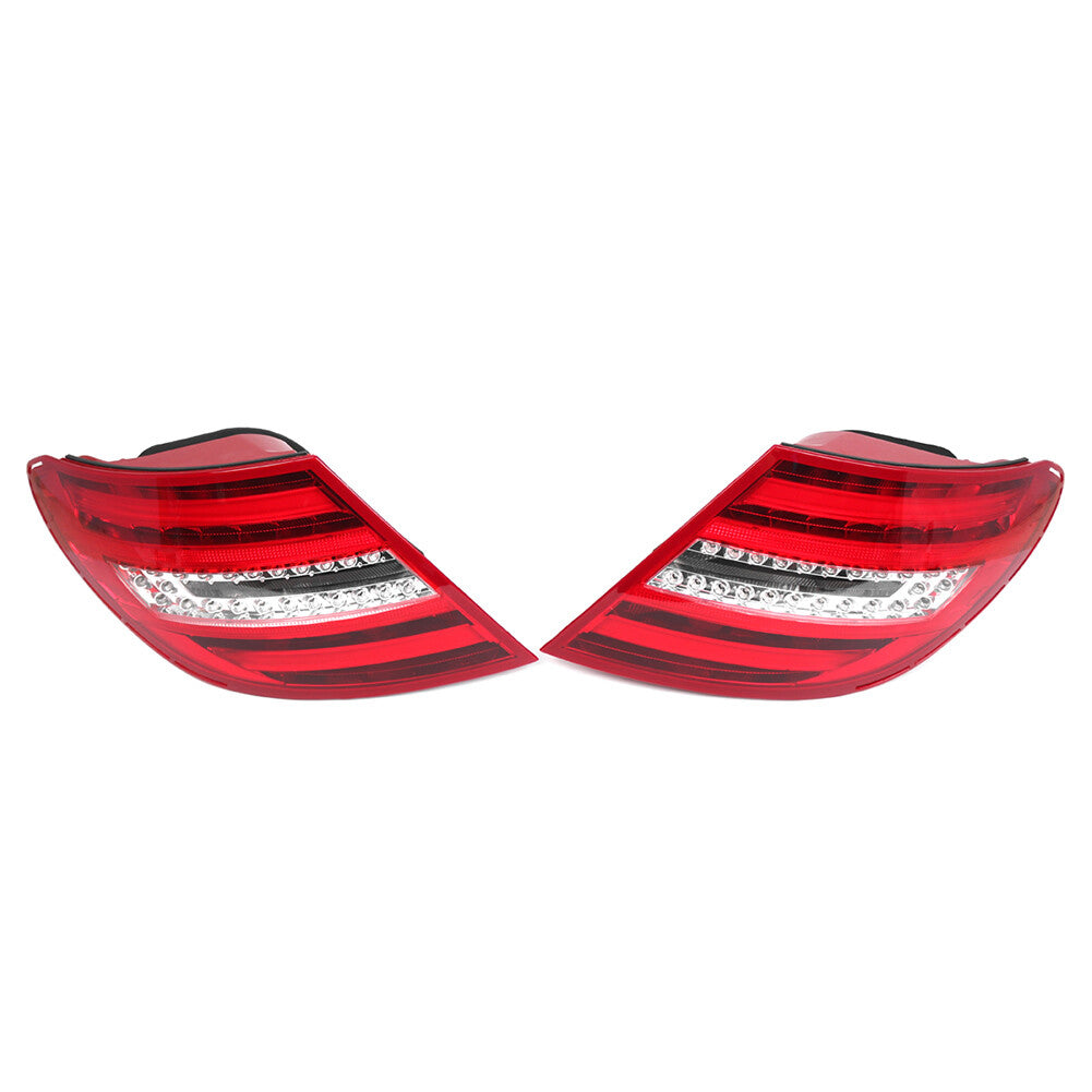 1pair Tail Light Rear Brake Lamp for Mercedes Benz C ClassC250 C300C350C63