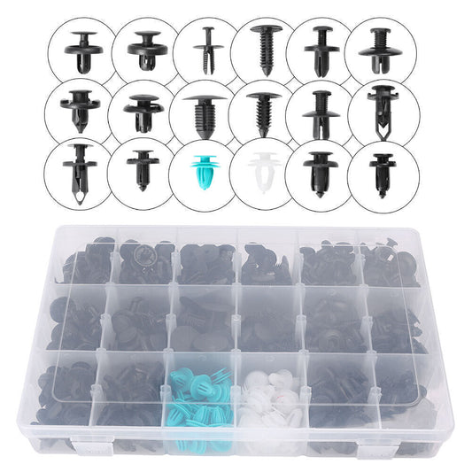 299x Car Body Retainer Push Pin Fastener Trim Panel Moulding Assortment Tool Q