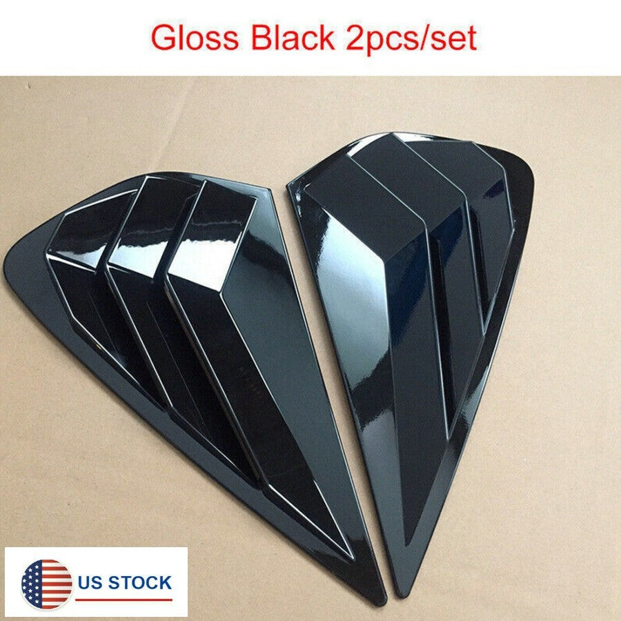 ABS glossy black front V-shaped grille protective cover suitable for Alfa Romeo Giulia 2017-2020- v