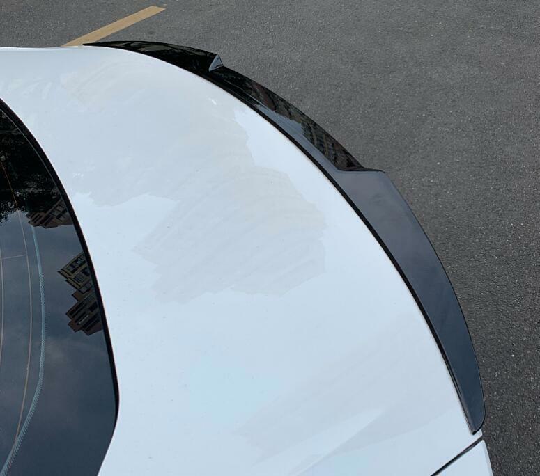 Rear Tail Trunk Spoiler Wing Lip trim For 2018-2022 Malibu black ABS B n